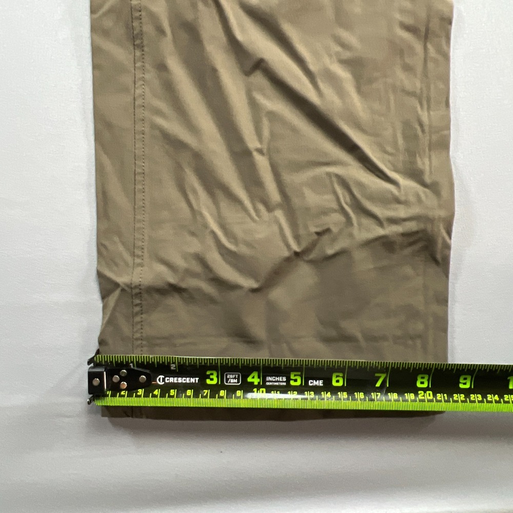 Mammut Swiss Tech Hiking Pants Mens 10 Beige Stretch Low Rise Zip Fly Straight View 6